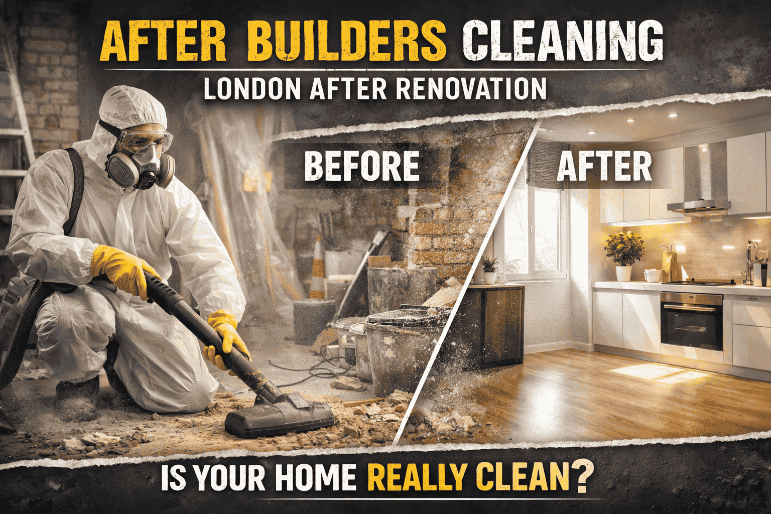 Why After Builders Cleaning London Is Essential After Renovation
