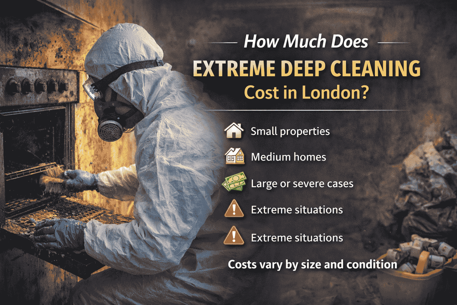 How Much Does Extreme Deep Cleaning Cost in London