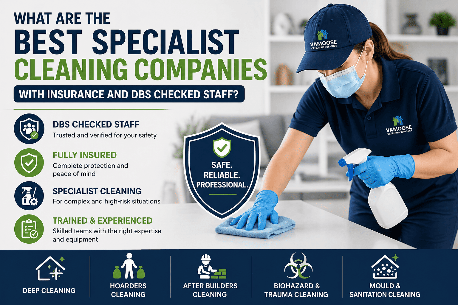 What Are the Best Specialist Cleaning Companies with Insurance and DBS Checked Staff?