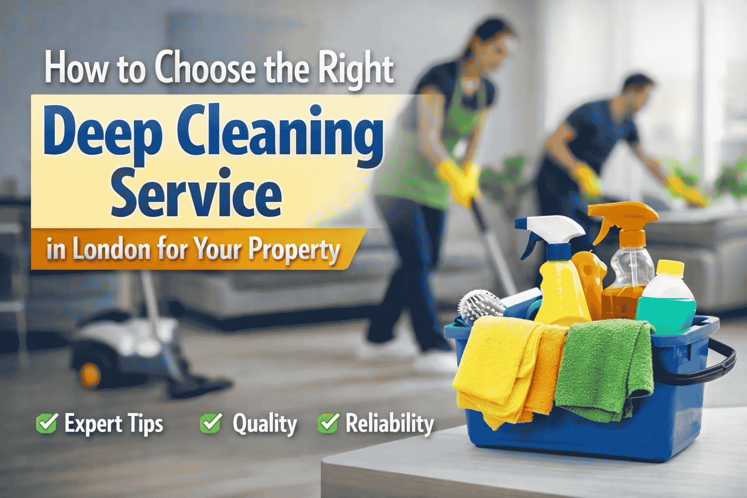How to Choose the Right Deep Cleaning Service in London for Your Property
