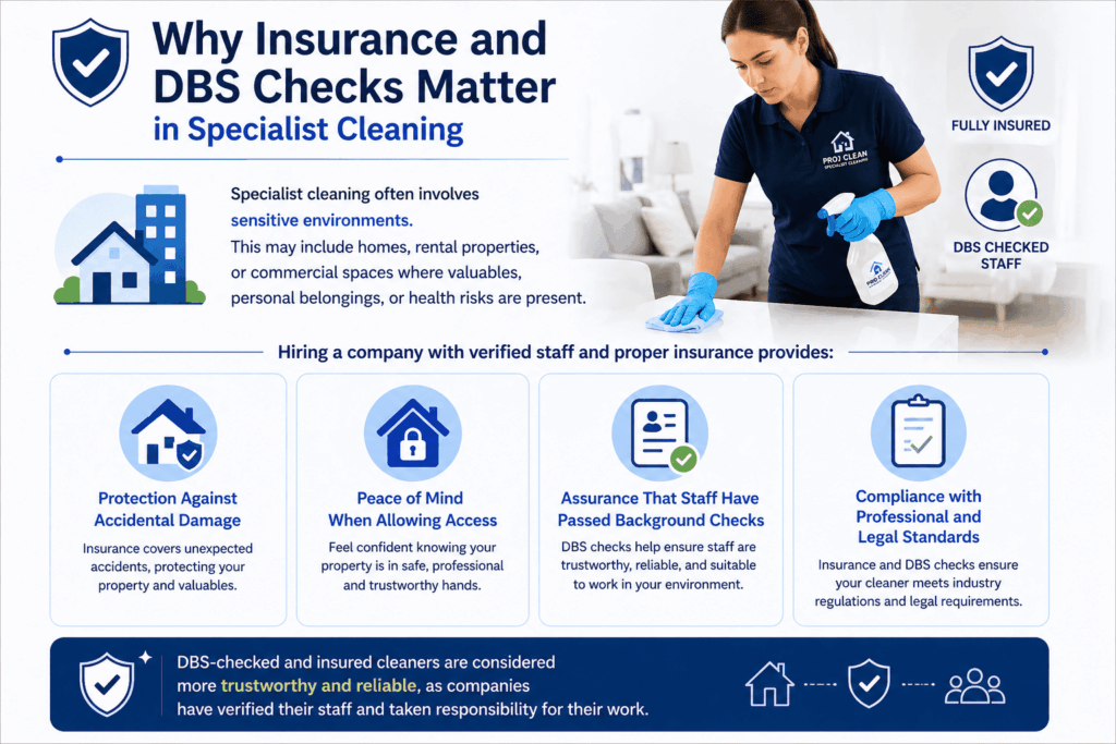 Why Insurance and DBS Checks Matter in Specialist Cleaning