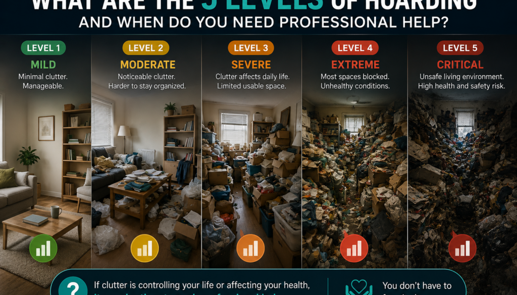 Levels of Hoarding and When Do You Need Professional Help