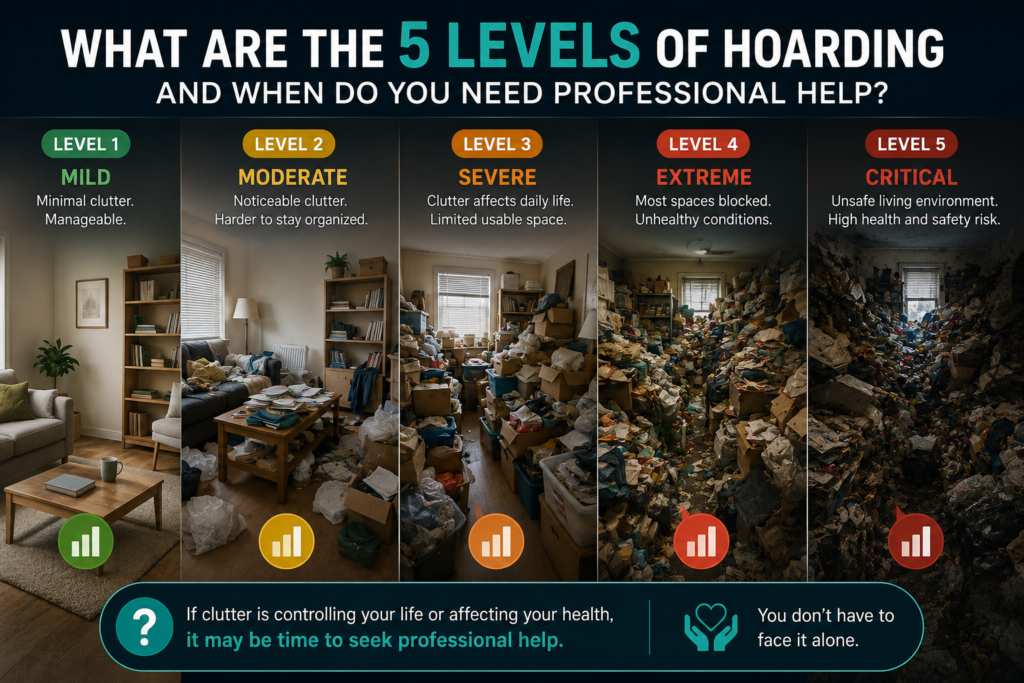 Levels of Hoarding and When Do You Need Professional Help