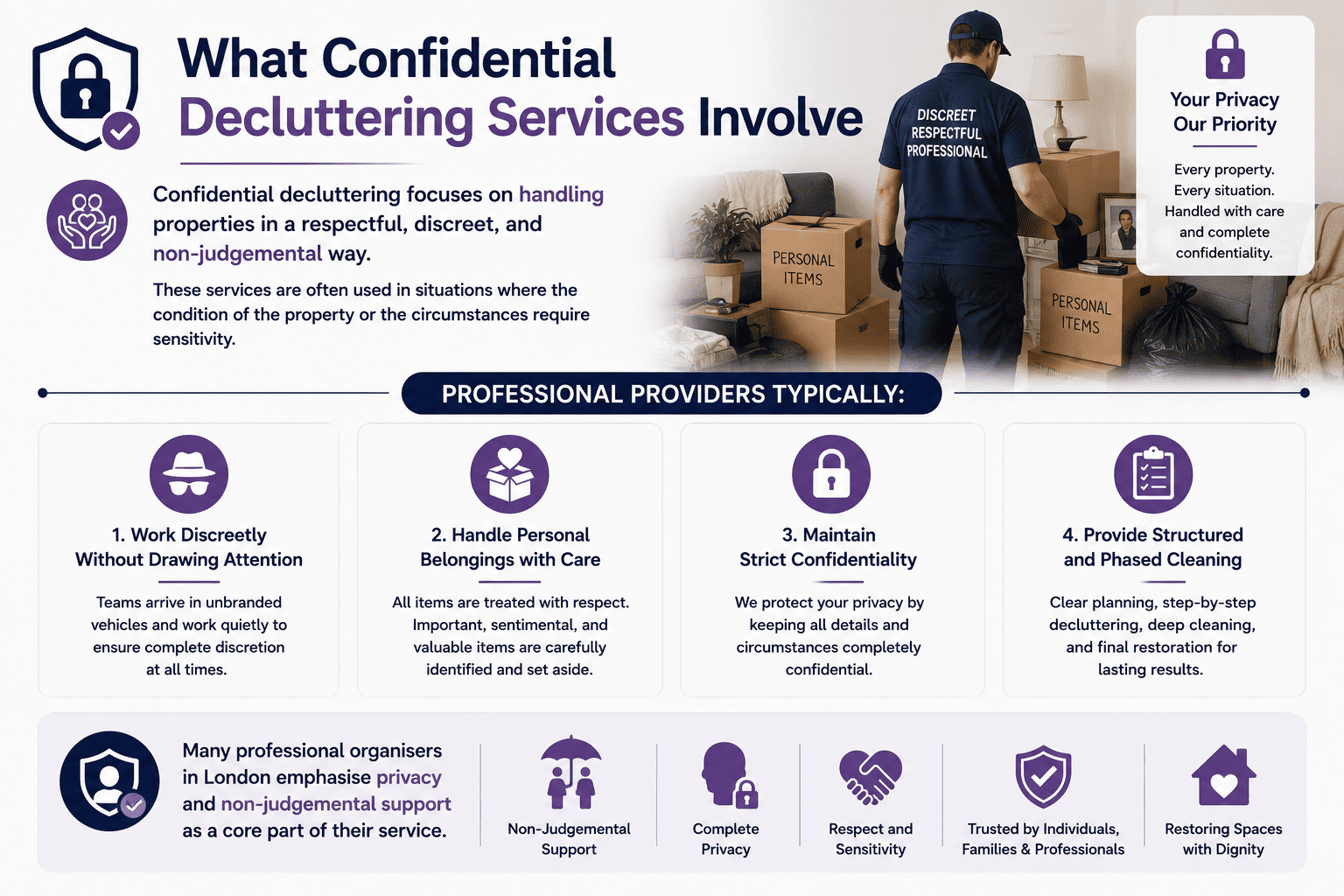 What Confidential Decluttering Services Involve