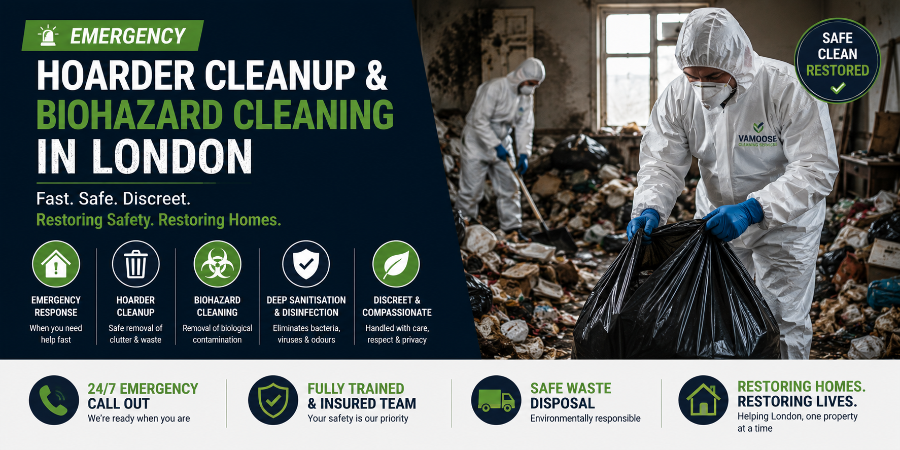 Emergency Hoarder Cleanup & Biohazard Cleaning in London: What to Expect and Who to Call