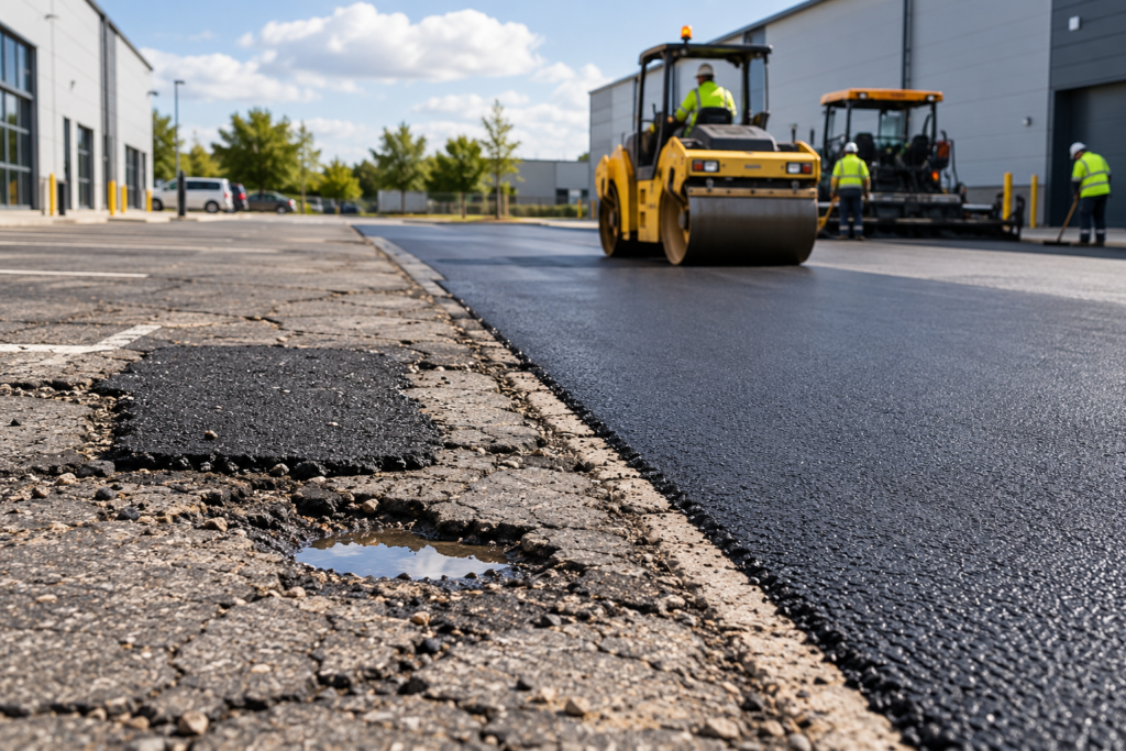 Why Commercial Sites Need Professional Surface Repairs Instead of Temporary Fixes